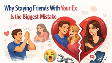 staying friends with ex