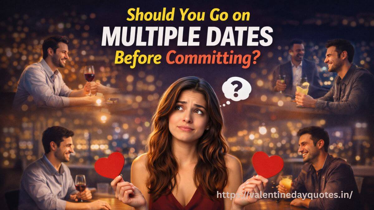 should you go on multiple dates before committing?