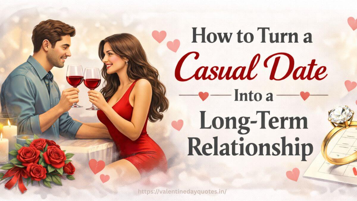 how to turn a casual date into a long-term relationship