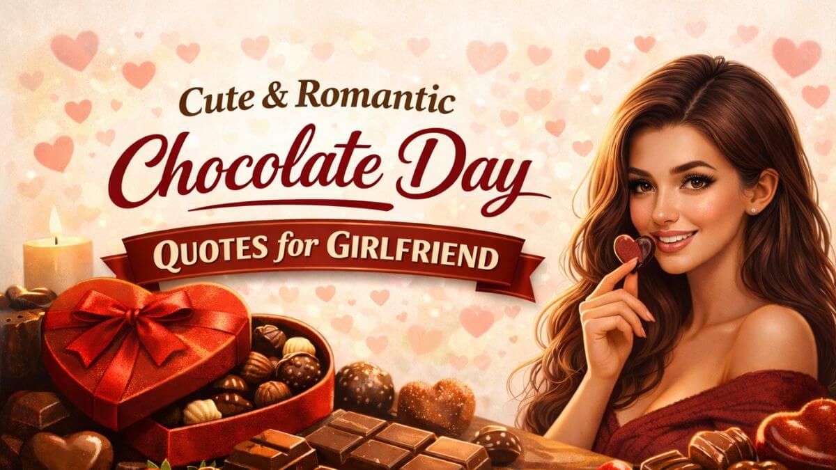 cute and romantic chocolate day quotes for girlfriend
