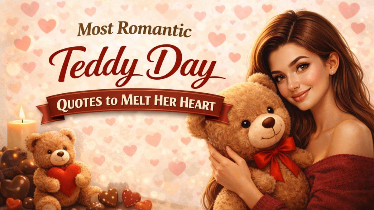 most romantic teddy day quotes to melt her heart
